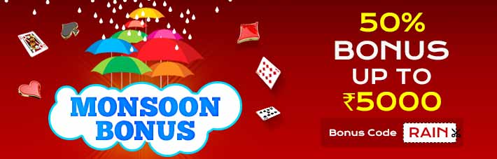 Monsoon bonus at Rummy Millionaire