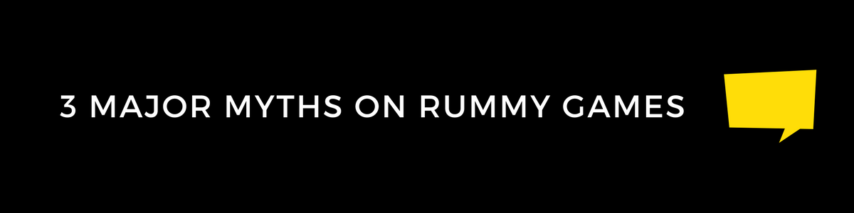 3 myths about online rummy